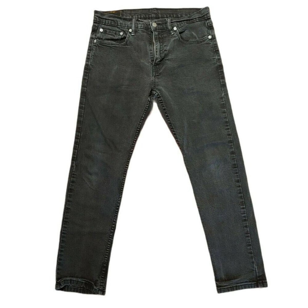 Levis 502 Mens Stretch Black Jeans  32  X  30